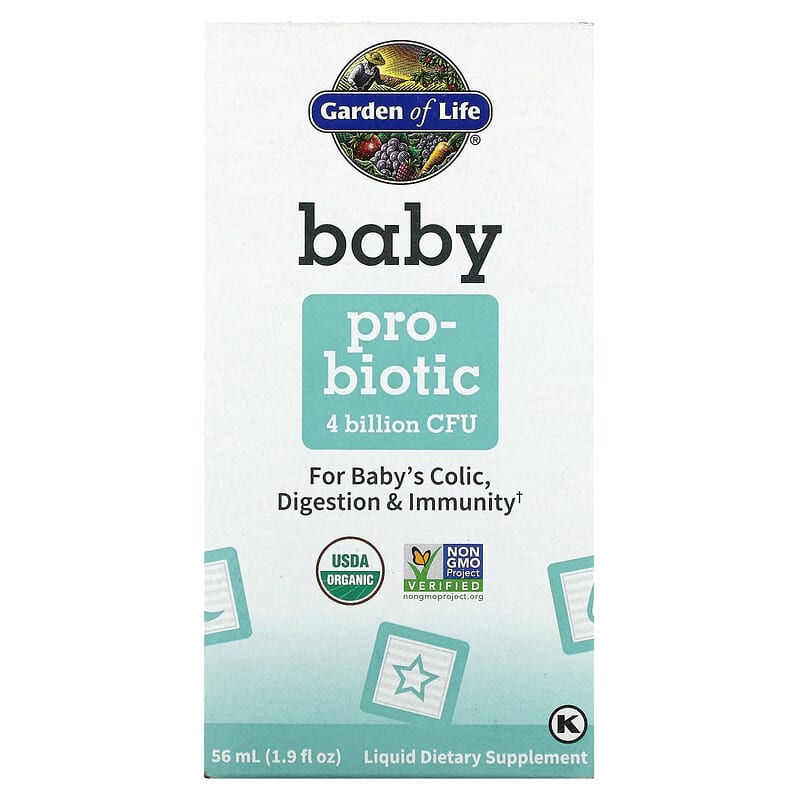 Garden of Life Baby Probiotic 4 Billion CFU 1.9 fl oz (56 ml) 1 Garden of Life Baby Probiotic 4 Billion CFU 1.9 fl oz (56 ml) 658010125239