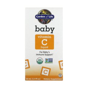 Garden of Life Baby Vitamin C Liquid 1.9 fl oz (56 ml) 658010125222