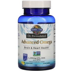 Garden of Life Dr. Formulated Advanced Omega Lemon 60 viên 658010124614