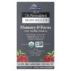 Garden of Life Dr. Formulated Brain Health Memory & Focus for Young Adults 60 viên 658010121279