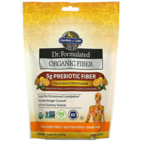 Garden of Life Dr. Formulated Organic Fiber Citrus 7.9 oz (223 g) 658010118415