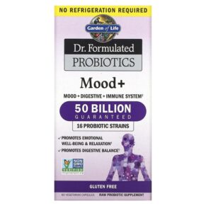 Garden of Life Dr. Formulated Probiotics Mood+ 60 viên 658010120043