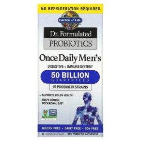 Garden of Life Dr. Formulated Probiotics Once Daily Men's 50 Billion 30 viên 658010118293