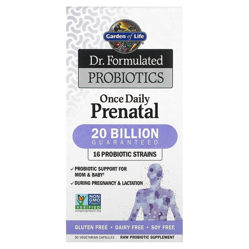 Garden of Life Dr. Formulated Probiotics Once Daily Prenatal 30 Vegetarian Capsules 1 Garden of Life Dr. Formulated Probiotics Once Daily Prenatal 30 viên 658010120081