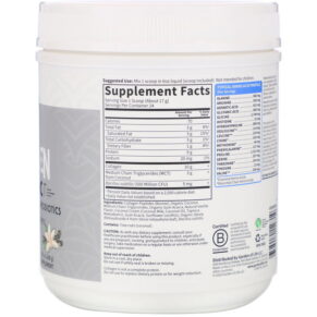 Garden of Life Grass Fed Collagen Coconut MCT Vanilla 14.39 oz (408 g) 3 Garden of Life Grass Fed Collagen Coconut MCT Vanilla 14.39 oz (408 g) 658010127103