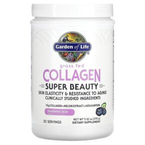 Garden of Life Grass Fed Collagen Super Beauty Blueberry Acai 9.52 oz (270 g) 658010127172