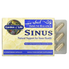 Garden of Life Herbal Immune Balance Sinus 60 viên 658010115858