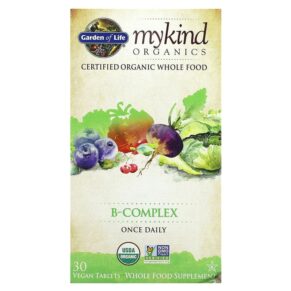 Garden of Life MyKind Organics B-Complex 30 viên 658010118507