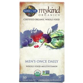 Garden of Life MyKind Organics Men's Once Daily 30 viên 658010117661