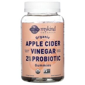 Garden of Life MyKind Organics Organic Apple Cider Vinegar Probiotic 2 Bil CFU 60 viên 658010128605