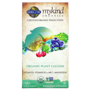 Garden of Life MyKind Organics Organic Plant Calcium 180 viên 658010117616