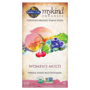 Garden of Life MyKind Organics Women's Multi 120 viên 658010117746