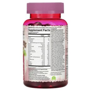 Garden of Life MyKind Organics Women's Multi 40+ Organic Berry 120 Vegan Gummy Drops 658010120319