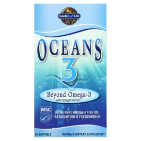 Garden of Life Oceans 3 Beyond Omega-3 + OmegaXanthin 60 viên 658010113854