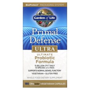 Garden of Life Primal Defense Ultra Ultimate Probiotic Formula 180 UltraZorbe viên 658010113359
