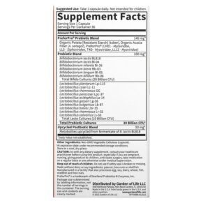 Garden of Life Probiotics 30 Billion 30 Mini Vegetarian Capsules 658010131780