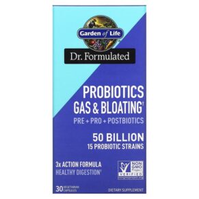Garden of Life Probiotics Gas & Bloating 50 Billion 30 viên 658010131773