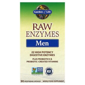 Garden of Life RAW Enzymes Men 90 viên 658010115612