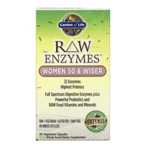 Garden of Life RAW Enzymes Women 50 & Wiser 90 viên 658010115643