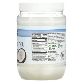 Garden of Life Raw Extra Virgin Coconut Oil 29 fl oz (858 ml) 658010118866
