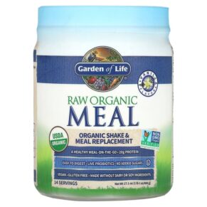 Garden of Life RAW Organic Meal Shake & Meal Replacement Vanilla 1 lb 1 oz (484 g) 658010116930