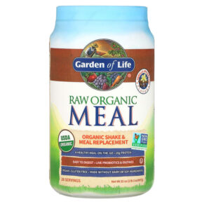 Garden of Life RAW Organic Meal Shake & Meal Replacement Vanilla Spiced Chai 2 lb 2 oz (907 g) 658010116046