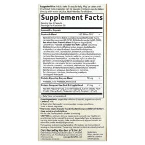 Garden of Life RAW Probiotics Ultimate Care 30 Vegetarian Capsules 3 Garden of Life RAW Probiotics Ultimate Care 30 Vegetarian Capsules 658010123334