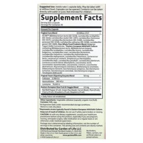 Garden of Life RAW Probiotics Vaginal Care 30 Vegetarian Capsules 658010123341