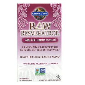 Garden of Life RAW Resveratrol 350 mg 60 viên 658010115919