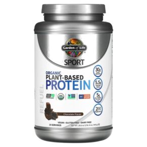Garden of Life Sport Organic Plant-Based Protein Chocolate Flavor 29.6 oz (840 g) 658010119412