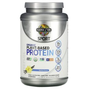 Garden of Life Sport Organic Plant-Based Protein Vanilla 1 lb 12 oz (806 g) 658010119436