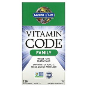 Garden of Life Vitamin Code Family Whole Food Multivitamin 120 viên 658010113700