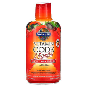 Garden of Life Vitamin Code Liquid Multivitamin Formula Fruit Punch 30 fl oz (900 ml) 658010115964
