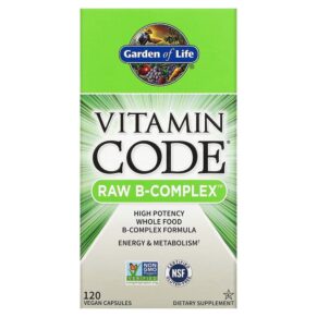 Garden of Life Vitamin Code RAW B-Complex 120 viên 658010116503