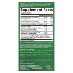 Garden of Life Vitamin Code RAW Calcium 120 Vegetarian Capsules 658010113908