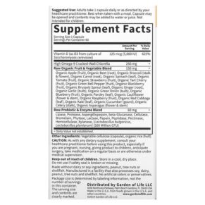 Garden of Life Vitamin Code RAW D3 125 mcg (5.000 IU) 60 Vegetarian Capsules 658010115865