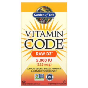 Garden of Life Vitamin Code RAW D3 125 mcg (5.000 IU) 60 viên 658010115865