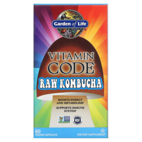 Garden of Life Vitamin Code RAW Kombucha 60 viên 658010113939
