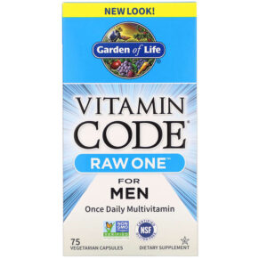 Garden of Life Vitamin Code RAW One Once Daily Multivitamin cho Nam 75 viên 658010114028