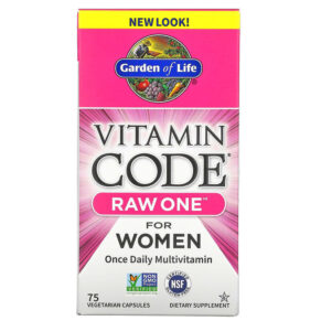 Garden of Life Vitamin Code RAW One Once Daily Multivitamin cho Nữ 75 viên 658010114035