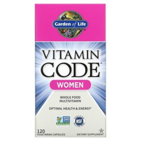Garden of Life Vitamin Code Whole Food Multivitamin cho Nữ 120 viên 658010113663