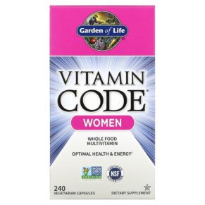 Garden of Life Vitamin Code Whole Food Multivitamin cho Nữ 240 viên 658010114172
