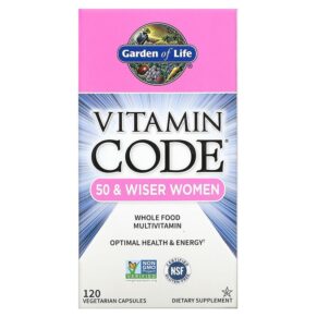 Garden of Life Vitamin Code Whole Food Multivitamin For Women 50 & Wiser 120 viên 658010113670