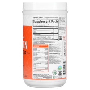 Garden of Life Wild Caught & Grass Fed Collagen Multi-Sourced Unflavored 9.52 oz (270 g) 658010130752