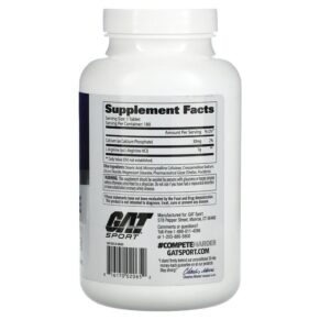 GAT L-Arginine 180 Tablets 816170020652