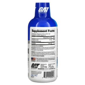 GAT L-Carnitine Amino Acid Green Apple 1.500 mg 16 oz (473 ml) 859613000446