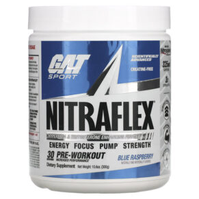 GAT Sport NITRAFLEX Blue Raspberry 10.6 oz (300 g) 859613647085
