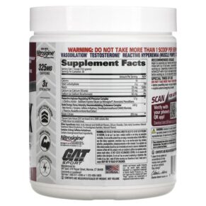 GAT Sport NITRAFLEX Fruit Punch 11.1 oz (315 g) 3 GAT Sport NITRAFLEX Fruit Punch 11.1 oz (315 g) 859613648907