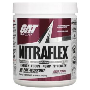 GAT Sport NITRAFLEX Fruit Punch 11.1 oz (315 g) 859613648907