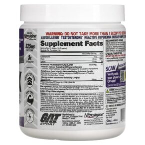GAT Sport NITRAFLEX Grape 10.9 oz (309 g) 816170022144